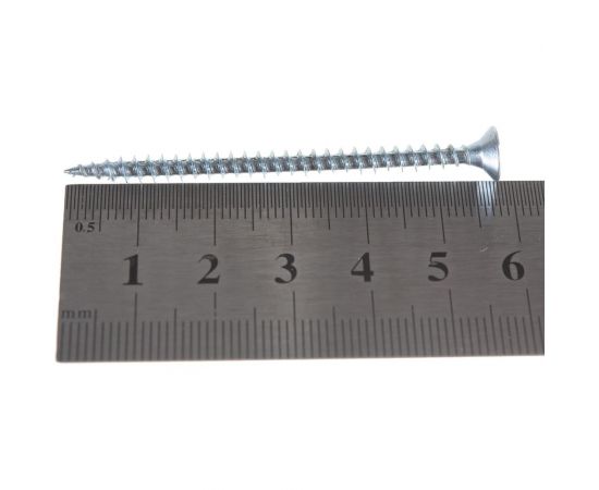 Универсальные оцинкованные саморезы Стройбат 4х60 мм 200 шт.2641032/075441 – изображение 4