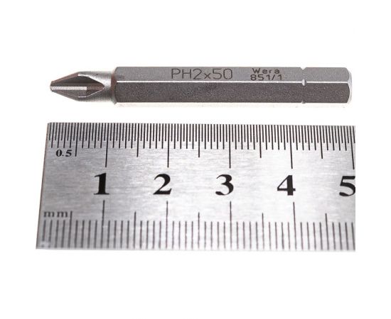 Бита (PH2; 50 мм) WERA WE-056520 – изображение 4