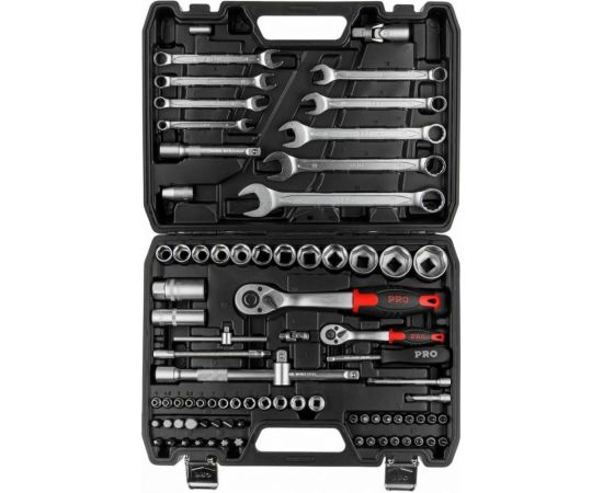 Набор инструментов STARTUL 1/4 , 1/2 6 граней 82 предмета PRO Stuttgart PRO-082S – изображение 5