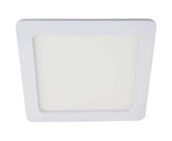 Квадратный встраиваемый даунлайт с драйвером Ecola LED downlight 18W 220V 6500K 225x225x20 DSRD18ELC 