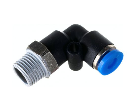 Фитинг угловой для пластиковых трубок (4 мм; 1/8М) ROCKFORCE RF-SPL04-01 