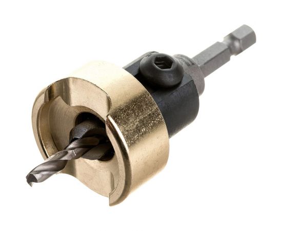 Зенковка оправка коническая со сверлом (4 мм, хвостовик HEX1/4) с ограничителем WPW ABB4004SC 