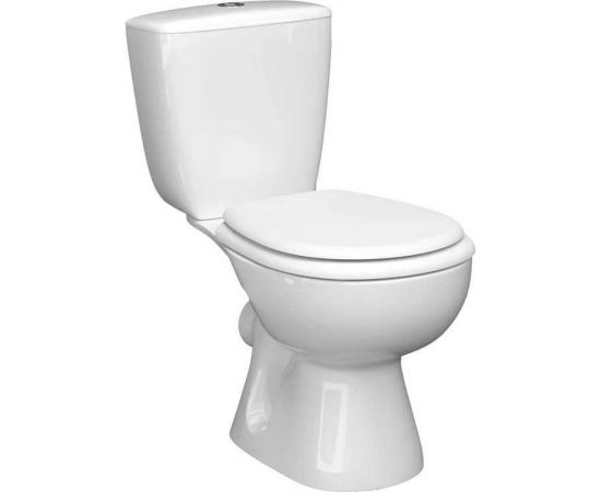 Унитаз-компакт KERAMIN ПОЗИТАНО горизонтальный выпуск, 2 режима, сиденье ПП 462172 