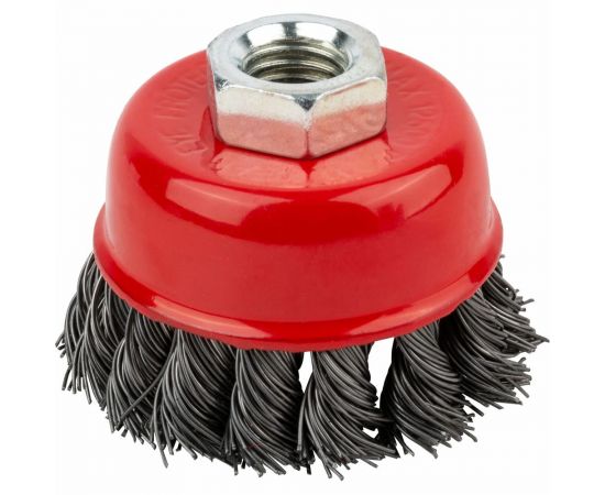 Щетка корщетка чашка YIDA 65 мм, М14, жесткая проволока TORGWIN T889332 