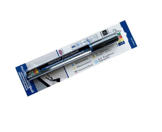 Маркер Мелодия цвета лаковый, промышленный, черный, круглый, 2-4мм МЦ-8750-1 