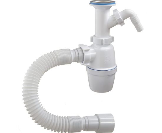 Бутылочный сифон ORIO 1 1/2х40 с одним отводом и гибкой трубой 40-40/50 А-42059 