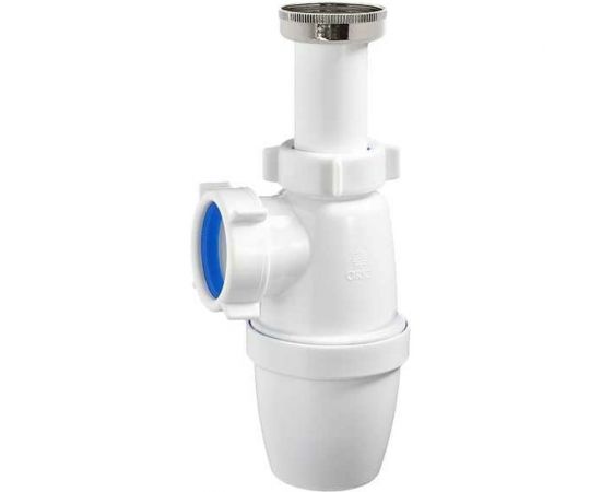 Бутылочный сифон ORIO 1 1/4x40, малый корпус без выпуска, с латунной гайкой хром А-3200М 