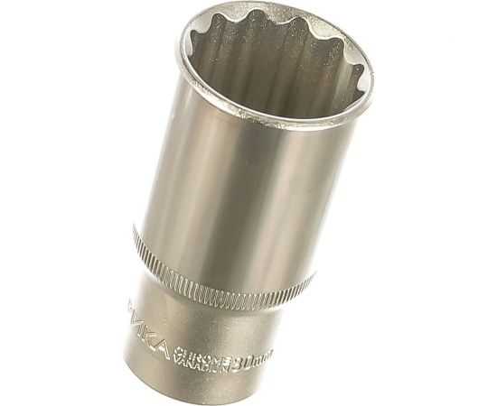Головка торцевая 12-гранная глубокая (30 мм; 80 мм; 1/2"") ЭВРИКА ER-91522-12 