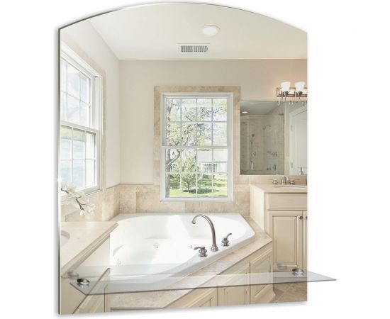 Зеркало MIXLINE "Шанс" 500х580 с полкой 525479 