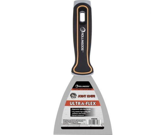 Малярный строительный шпатель Rollingdog Putty knife из нержавеющей стали, 101 мм 50316 
