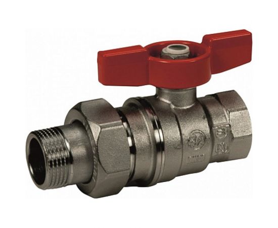 Шаровой кран GEKON ручка-бабочка, 3/4"" вн-американка GK 559 34 