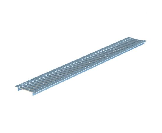 Штампованная оцинкованная решетка Aquastok Norma DN100 А15 1000x134x22 (31041А) 549098 