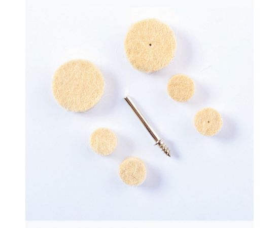 Набор насадок полировальных 6 шт+держатель REDVERG 6677308 – изображение 2