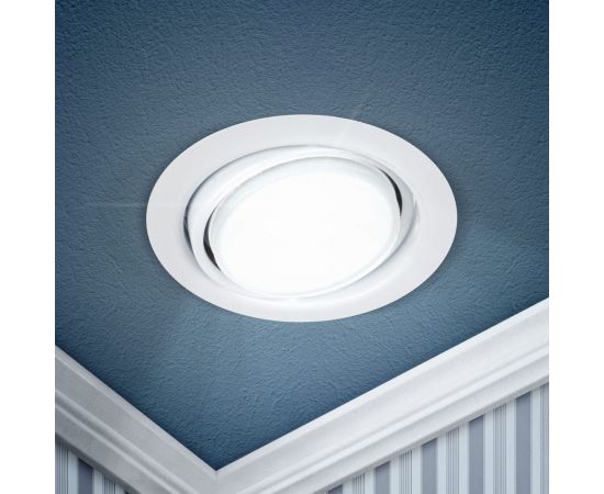 Поворотный светильник ЭРА под лампу Gx53, 220V, 13W, белый KL35 А WH1 Б0048953 – изображение 2