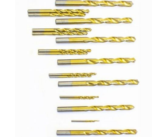 Набор сверел по металлу HSS TIN 19 шт ROCKFORCE RF-924U19 – изображение 2