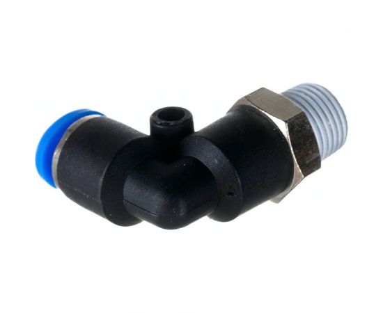 Фитинг угловой для пластиковых трубок (4 мм; 1/8М) ROCKFORCE RF-SPL04-01 – изображение 2