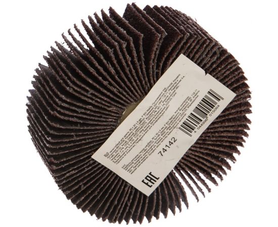 Круг лепестковый (80x30x6 мм; P60) для дрели MATRIX 74142 – изображение 2