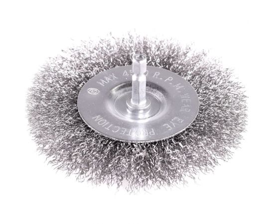 Щетка круглая 100 мм. НЕХ для дрели Patriot 813010025 – изображение 2