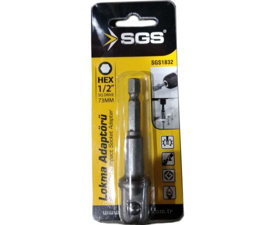 Адаптер для головок Hex-1/2"DR SGS 1832SGS – изображение 2