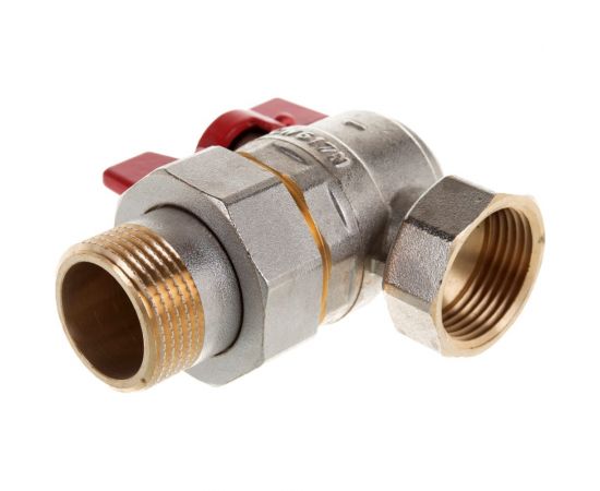 Шаровой кран угловой с американкой ROMMER 1"", ВН/НР, RBV-0006-0610225, RG008UB5BOHQSP – изображение 3