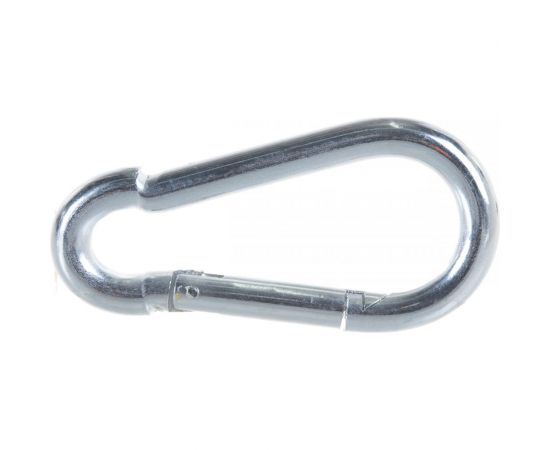 Усиленный карабин Стройбат DIN 5299C 10мм белый цинк 5 шт 308600 – изображение 3