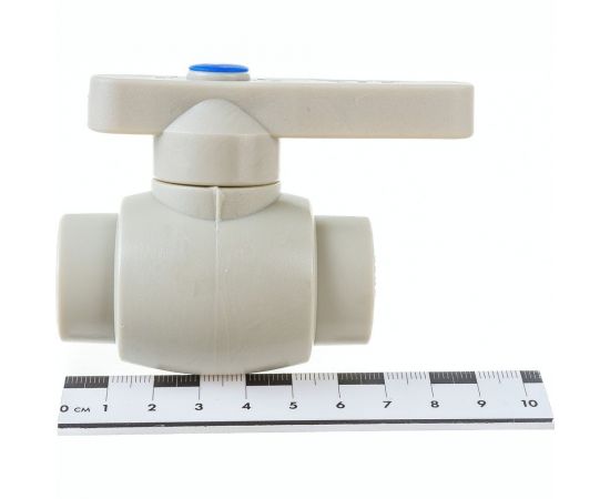 Кран шаровой RTP полнопроходной D20 мм, серый 27909 – изображение 4