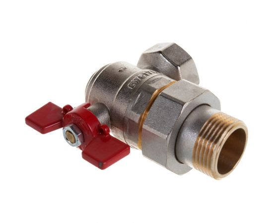 Шаровой кран угловой с американкой ROMMER 1"", ВН/НР, RBV-0006-0610225, RG008UB5BOHQSP – изображение 4