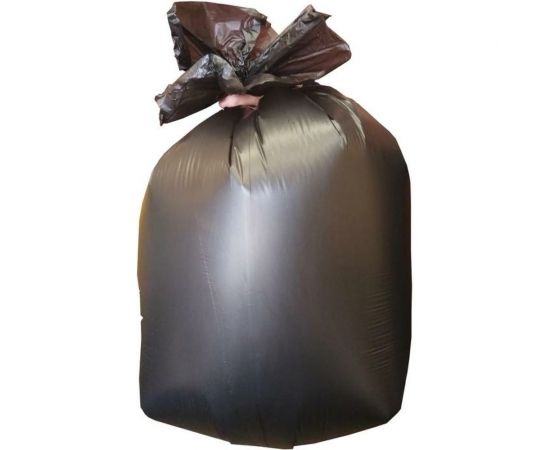 Мешки для мусора черные (10 шт; 120 л; 70х110 см; 14 мкм; ПНД) ООО Комус 1172651 – изображение 4