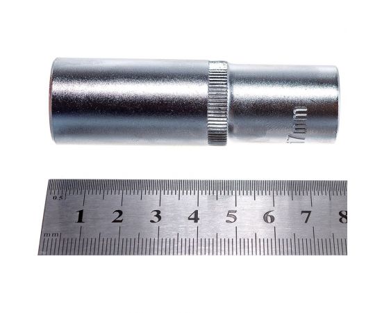 Головка торцевая глубокая 6 граней (17 мм; 1/2 Dr) KRAFT KT 700381 – изображение 4