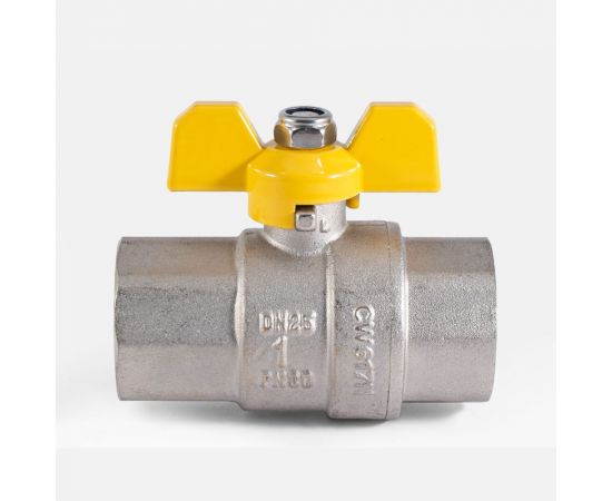 Шаровой кран для газа PROFACTOR PF GAS ручка бабочка, в/в 1 дюйм PF GBV 335 – изображение 5