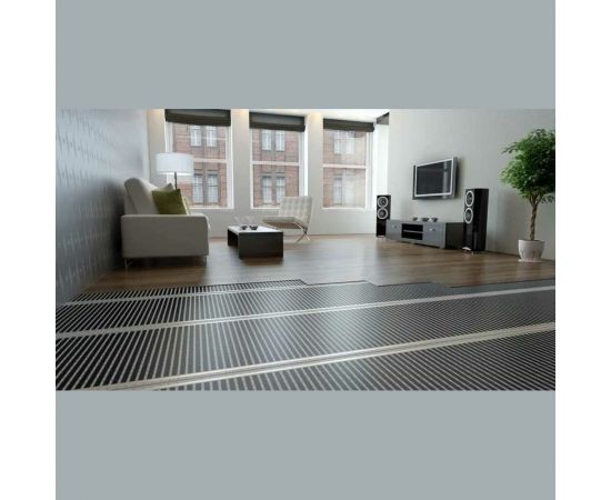 Плёночный электрический тёплый пол ТеплоСофт 8м.кв. с терморегулятором плёнка 8м.кв. – изображение 10