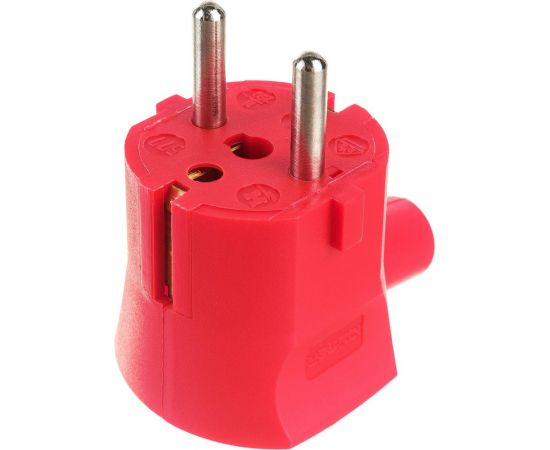 Угловая кабельная вилка с защитным контактом и 2-й системой заземления ABL CEE7/VII,16A 2P+E 250V, 1107140 