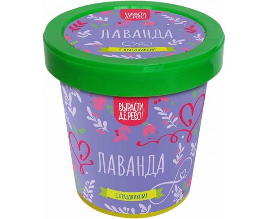 Подарочный набор для выращивания растений Вырасти,Дерево! Лаванда zk-116 