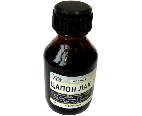 Лак ЦАПОН 30 мл, чёрный флакон стекло Pro Legend PL4358 