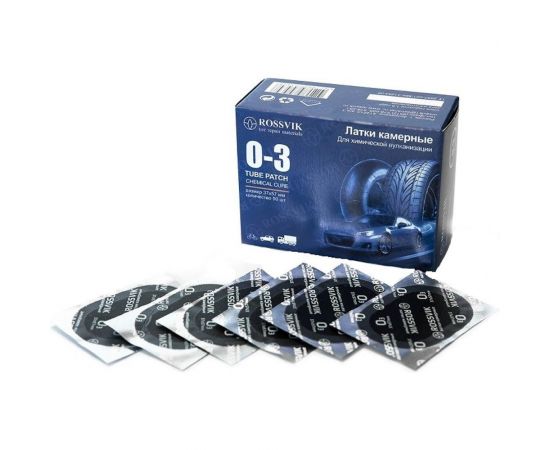 Овальные латки ROSSVIK 37х57, 50 шт. коробка O.3.K.50. 