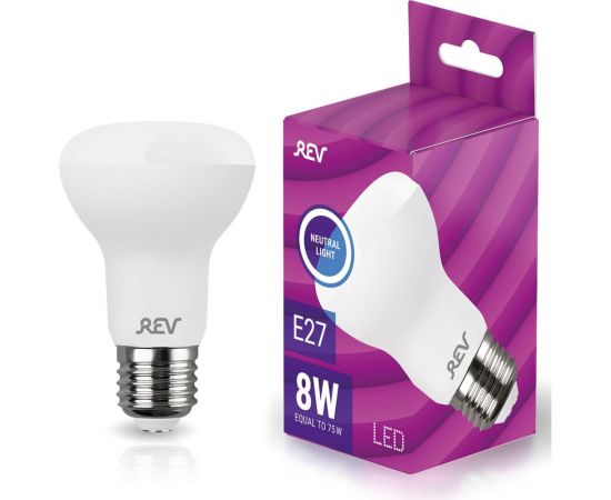 Светодиодная лампа LED R63 E27 8Вт 4000K REV 32337 2 