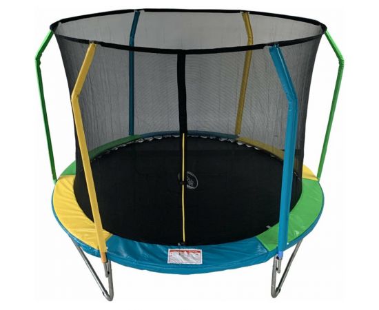 Батут с защитной сеткой внутрь SportElite 8FT FLY 2.44 м, фиберглас FR-60-8FT 
