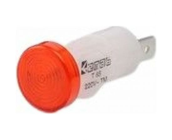 Сигнальная арматура Emas 14мм красная с лампой 220В S145NK 