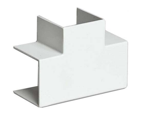 Накладной тройник 90 градусов Ruvinil 16х16 белый ТРН-16х16 