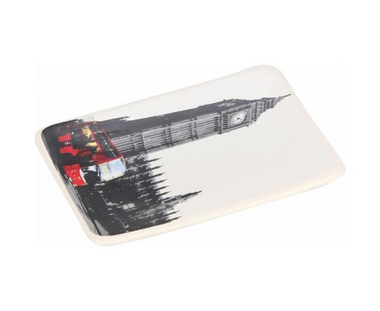 Мыльница Рыжий кот Лондон керамика SD-L 002903 