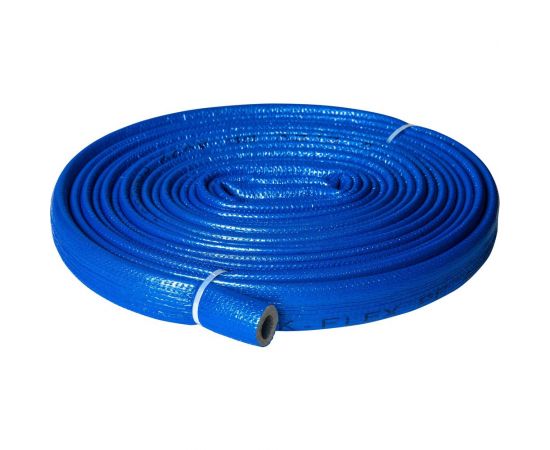 Теплоизоляция для труб K-FLEX PE COMPACT в синей оболочке 22/6 бухта 10м R060222103PECB 