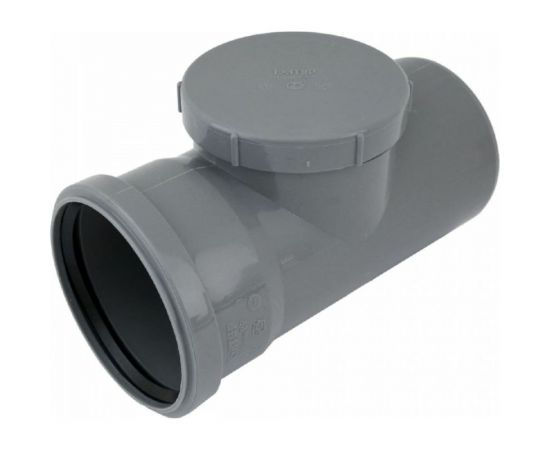 Ревизия с крышкой Flextron D 110 мм для внутренней канализации 138863 