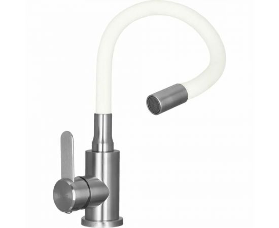 Смеситель для кухни WISENT с гибким изливом из нержавеющей стали 74004-03 
