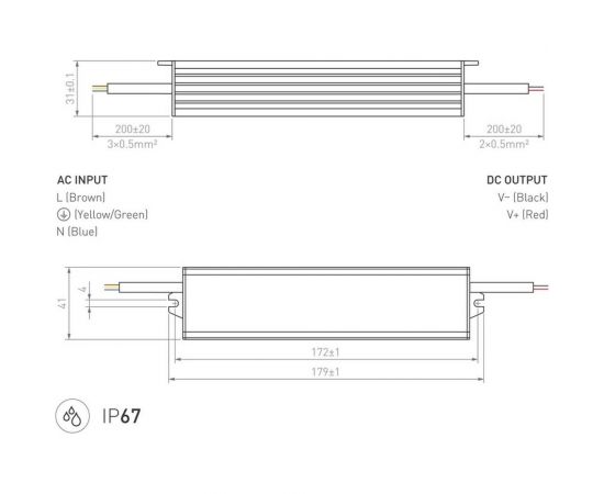 Блок питания Arlight ARPV-24060-B 020005 – изображение 2