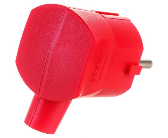 Угловая кабельная вилка с защитным контактом и 2-й системой заземления ABL CEE7/VII,16A 2P+E 250V, 1107140 – изображение 2
