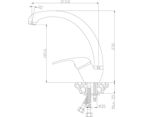 Смеситель для кухни Y40-23 – изображение 2