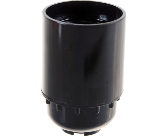 Патрон ЭРА Е27, подвесной, бакелит, черный Б0044085 – изображение 2