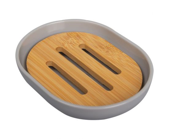 Мыльница Аквалиния Gray пластик, бамбук PS0112FA-SD – изображение 3