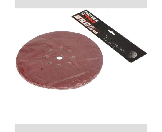 Бумага наждачная на липучке 225 мм, 5 шт, P180 FASTER TOOLS 5826 – изображение 3