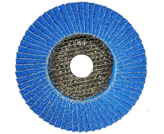 Диск лепестковый по нержавеющей стали Flap 125x22 мм, Р40 Karbosan 82330 – изображение 3